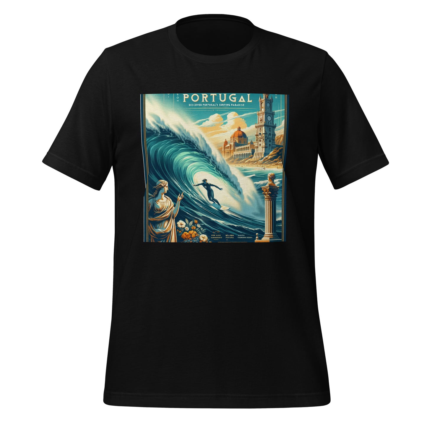 Surfing Portugal - Unisex t-shirt